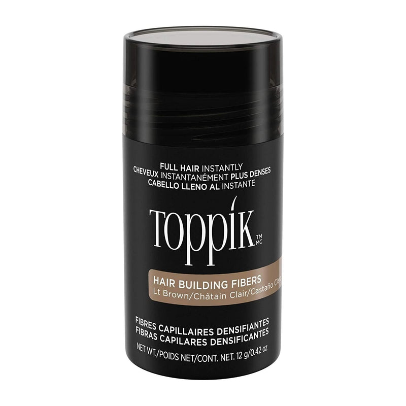Toppik Toppik Hair Building Fibers Light Brown 0.11 oz Hair Building Fibers Black