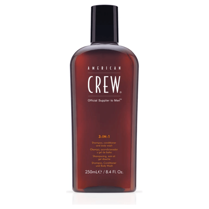 American Crew American Crew Classic 3-in1 Shampoo, Conditioner & Body Wash 8.4  fl oz Shampoo, Conditioner, Body Wash Saddle Brown