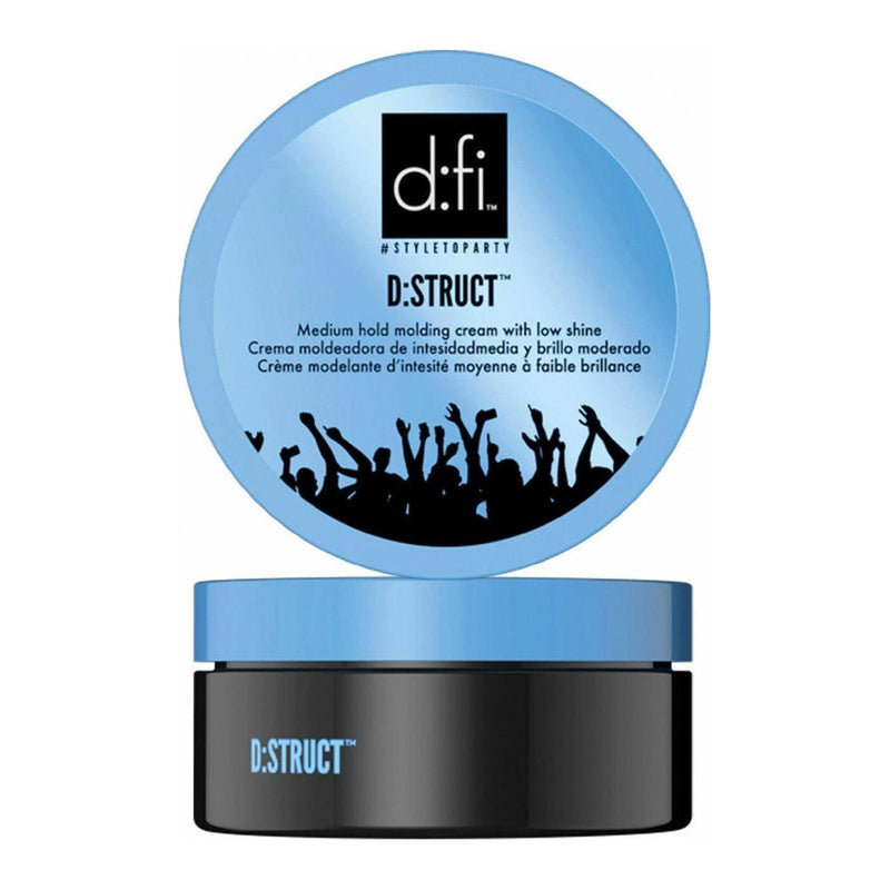 D:fi D:fi D:struct Medium Hold Molding Cream with Low Shine 75G Hair Styling Cream Sky Blue