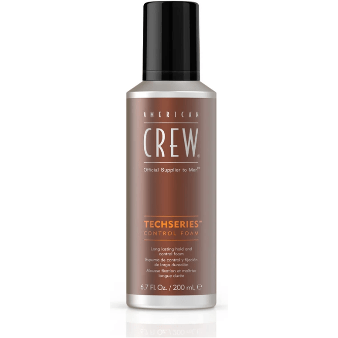 American Crew American Crew Techseries Control Foam 200ml Hair Styling Foam Dim Gray
