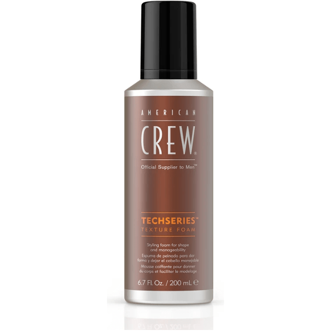 American Crew American Crew Tech Series Texture Foam 6.7fl.oz Hair Styling Foam Dim Gray