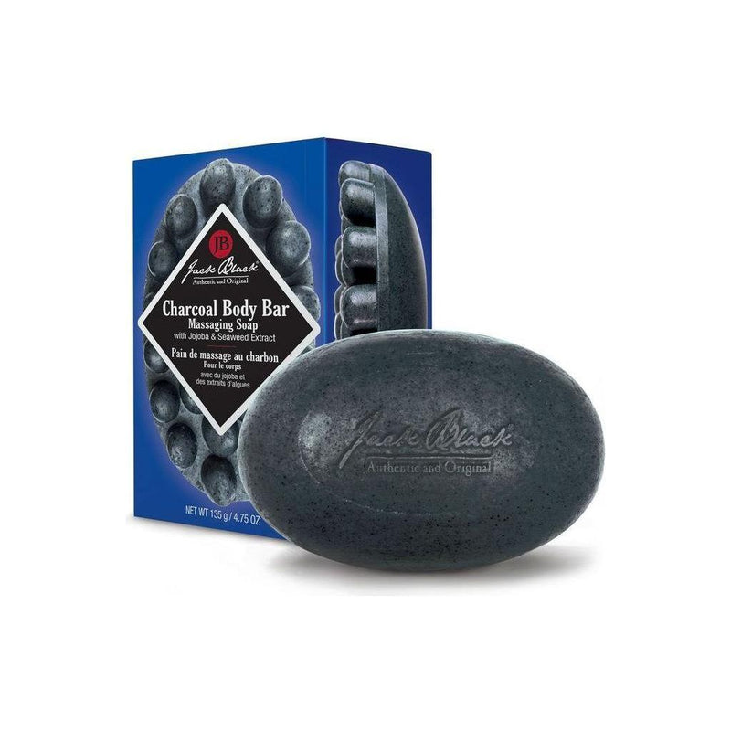 Jack Black Jack Black Charcoal Body Bar Massaging Soap 135g Massaging Soap Dark Slate Gray