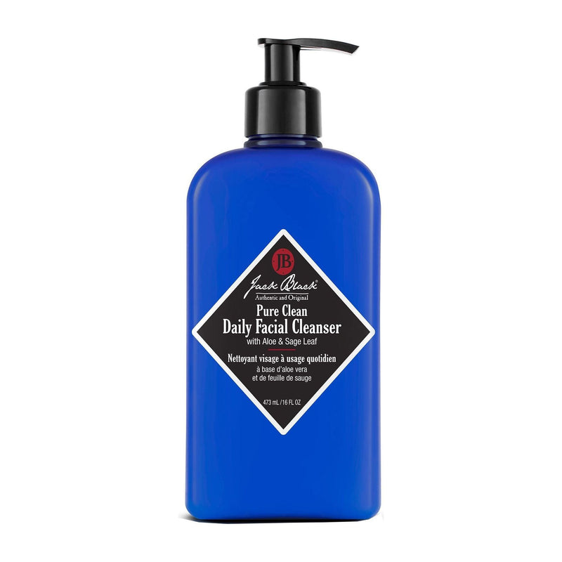 Jack Black Jack Black Pure Clean Daily Facial Cleanser, 16 fl oz Facial Cleanser Royal Blue