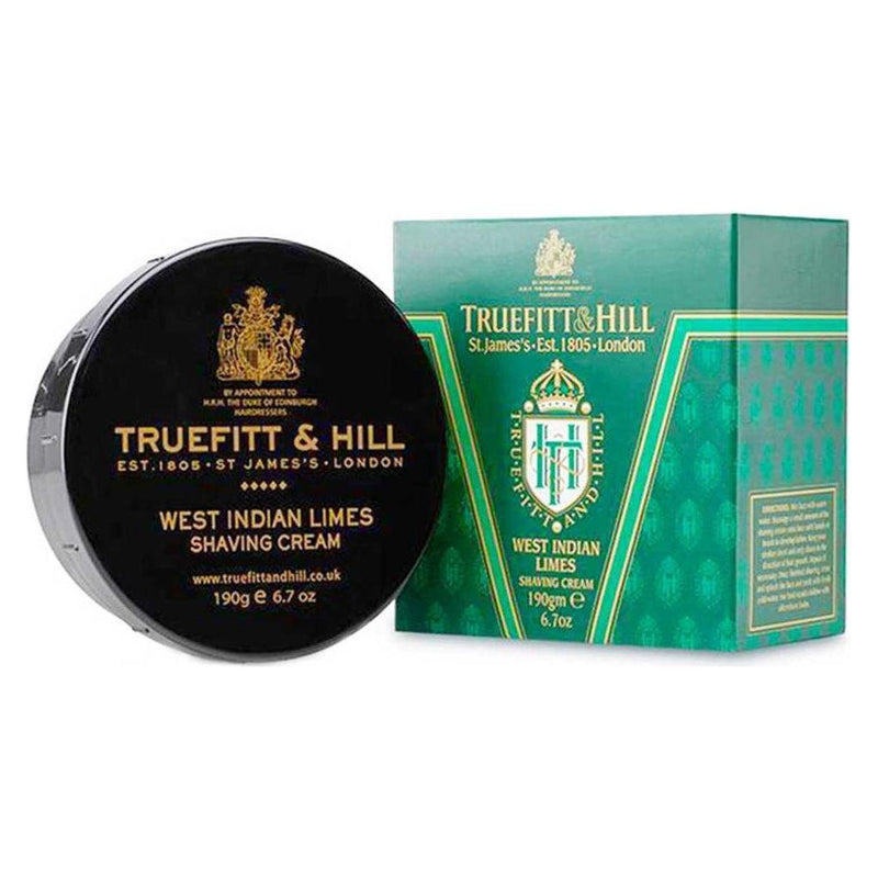 Truefitt & Hill Truefitt & Hill West Indian Limes Shaving Cream 6.7 oz Shaving Cream Black