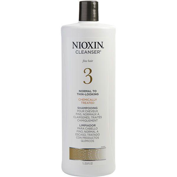 Nioxin Nioxin Bionutrient Protectives Cleanser System 3 For Fine Hair 33.8 oz Hair Cleanser Light Gray