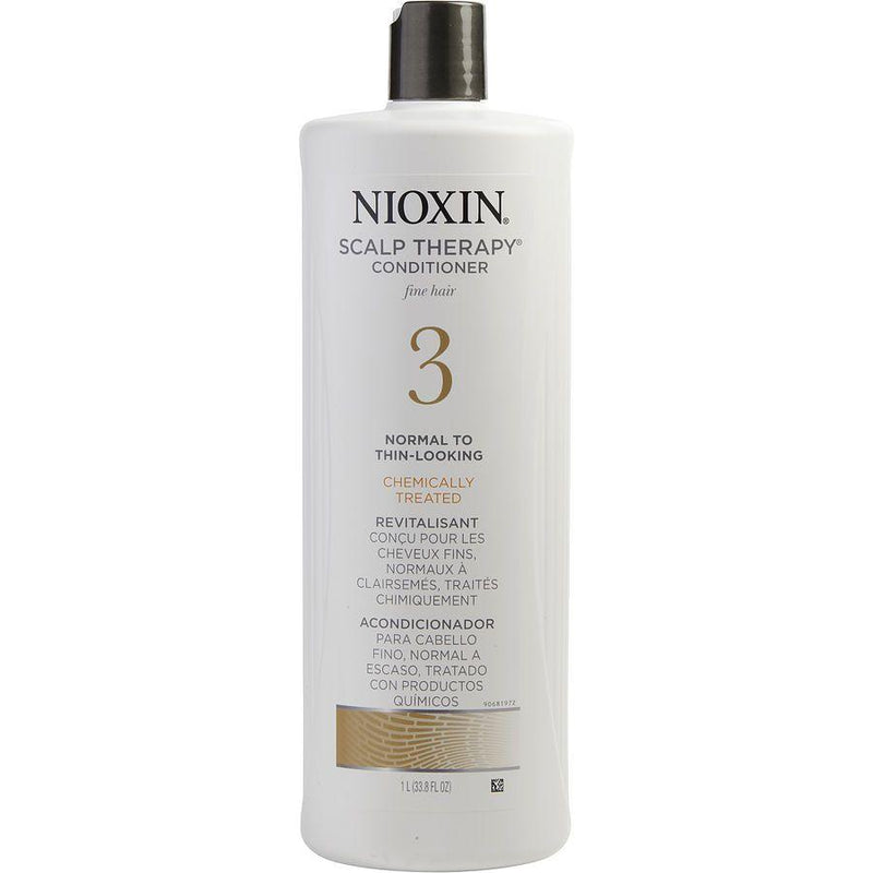 Nioxin Nioxin Bionutrient Protectives Scalp Therapy System 3 For Fine Hair 33.8 Oz Hair Care Product Light Gray