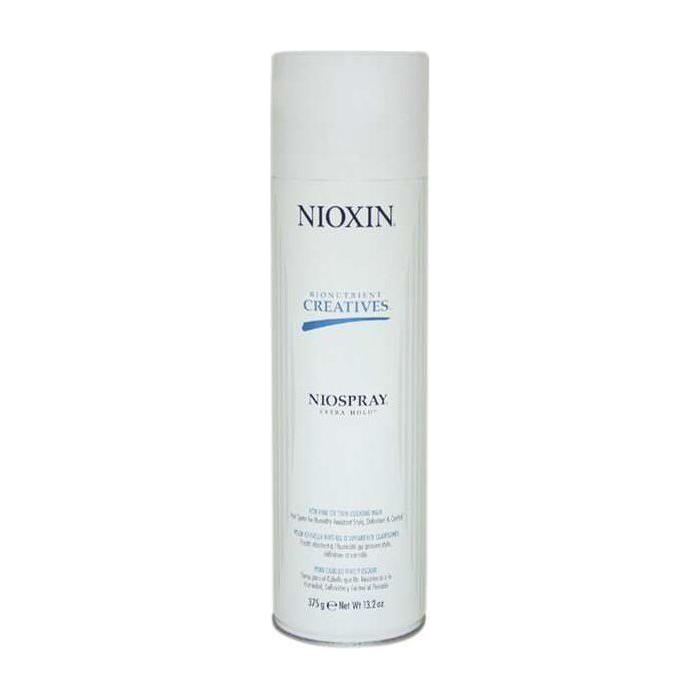 Nioxin Nioxin Bionutrient Creatives Niospray Extra Hold Hair Spray 13.2 oz Hair Spray Light Gray
