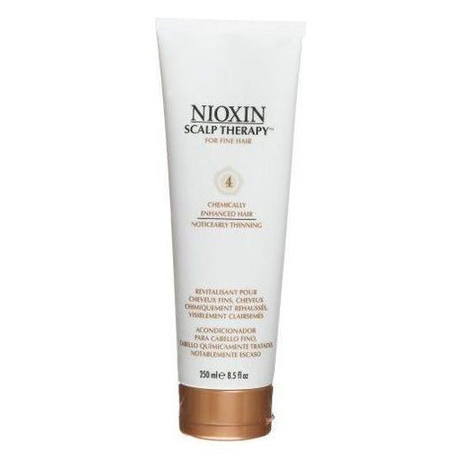 Nioxin Nioxin Scalp Therapy for Fine Hair System 4 Conditioner Chemically Enhanced Hair 8.5 fl oz Hair Conditioner Light Gray