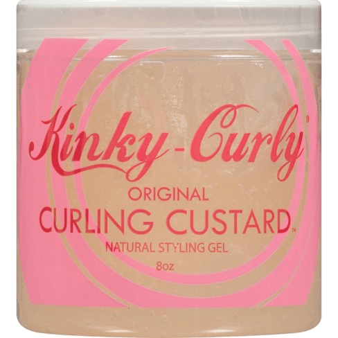 Kinky Curly Kinky Curly Curling Custard Gel 8 Oz Hair Gel Tan