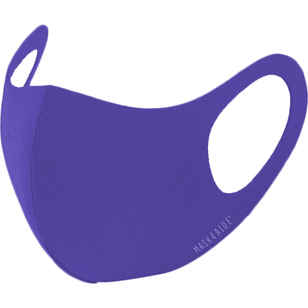 Mask4Aide Mask4Aide Reusable Unisex Face Mask Purple Tie Dye Reusable Unisex Face Mask Dark Slate Blue