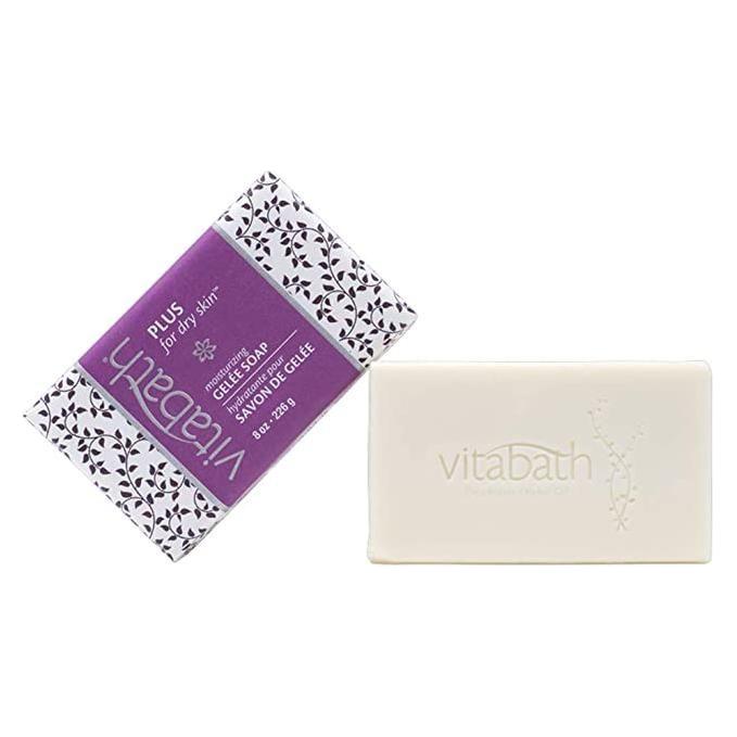 Vitabath Vitabath Moisturizing Gelee Soap Plus for Dry Skin 8 Oz Moisturizing Soap Light Gray