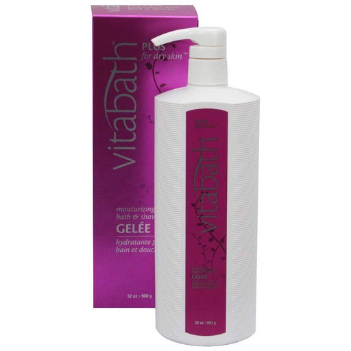 Vitabath Vitabath Moisturizing Bath & Shower Gelee, Plus Dry Skin 32 oz Bath & Shower Gelee Maroon