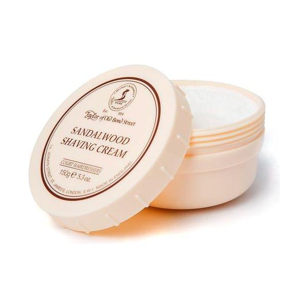 Taylor Of Old Bond Street Taylor Of Old Bond Street Sandalwood Shaving Cream Bowl 150g Shaving Cream Antique White