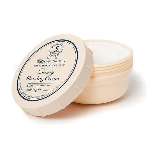 Taylor Of Old Bond Street Taylor Of Old Bond Street St James Shaving Cream Bowl 150g Shaving Cream Light Gray