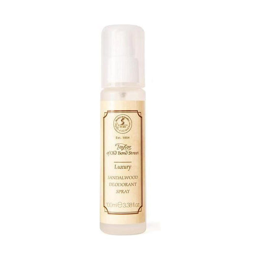 Taylor Of Old Bond Street Taylor Of Old Bond Street Sandalwood Deodorant Spray 100ml Deodorant Spray Antique White