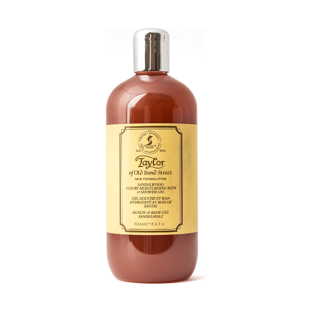 Taylor Of Old Bond Street Taylor Of Old Bond Street Sandalwood Bath And Shower Gel 500 Ml Bath and Shower Gel Sienna