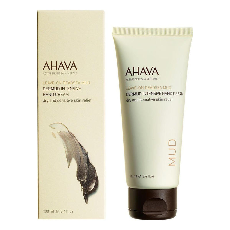 Ahava Ahava Dead Sea Mud Dermud Intensive Hand Cream 3.4 Oz Hand Cream Light Gray