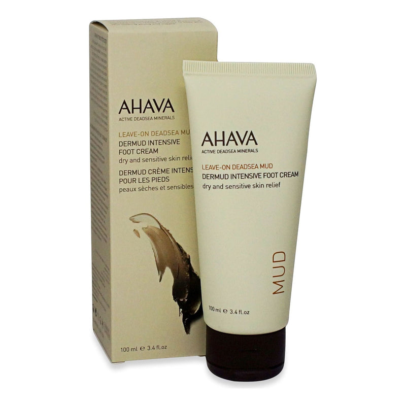 Ahava Ahava Deadsea Mud Dermud Intensive Foot Cream 3.4 Oz Foot Cream Tan