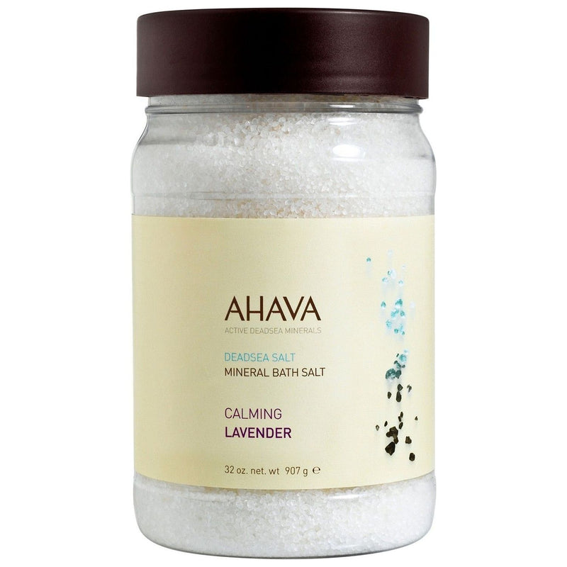 Ahava Ahava Deadsea Salt Mineral Bath Salt Calming Lavender 32 Oz Bath Salt Light Gray