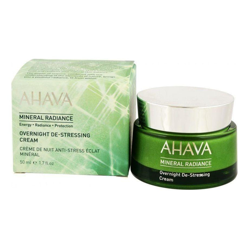 Ahava Ahava Mineral Radiance Overnight De-Stressing Cream 1.7 Oz Night Cream Light Gray