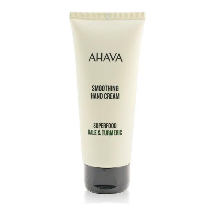 Ahava Ahava Soothing Hand Cream Hydrating Nourishing With Kale & Turmeric 3.4 Fl Oz Hand Cream Light Gray