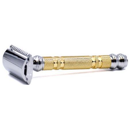 Parker Parker 69CR Convertible With Open & Closed Comb Plates Safety Razor Safety Razor Light Gray