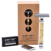 Parker Parker 69CR Convertible With Open & Closed Comb Plates Safety Razor Safety Razor Rosy Brown