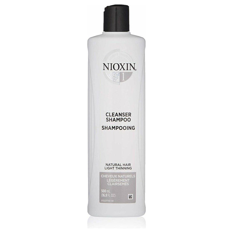 Nioxin Nioxin System 1 Cleanser Shampoo 16.9 oz Shampoo Light Gray