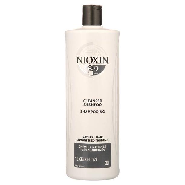 Nioxin Nioxin System 2 Cleanser Shampoo 33.8 fl  oz Shampoo Antique White