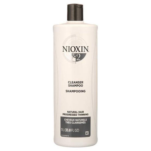 Nioxin Nioxin System 2 Cleanser Shampoo 33.8 fl  oz Shampoo Antique White