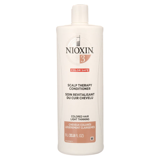 Nioxin Nioxin System 3 Scalp Therapy Conditioner 33.8  fl oz Scalp Therapy Conditioner Antique White