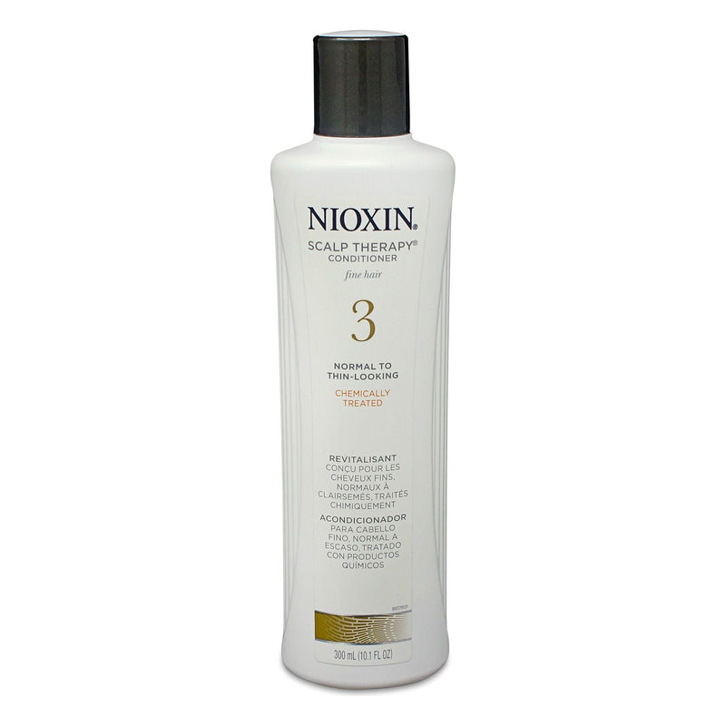 Nioxin Nioxin System 3 Scalp Therapy Normal To Thin Looking Hair Conditioner 10.1 fl  oz Hair Conditioner Light Gray