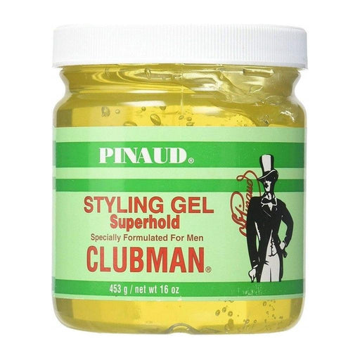 Clubman Pinaud Clubman Pinaud Styling Gel Super Hold 16 Oz Styling Gel Light Gray