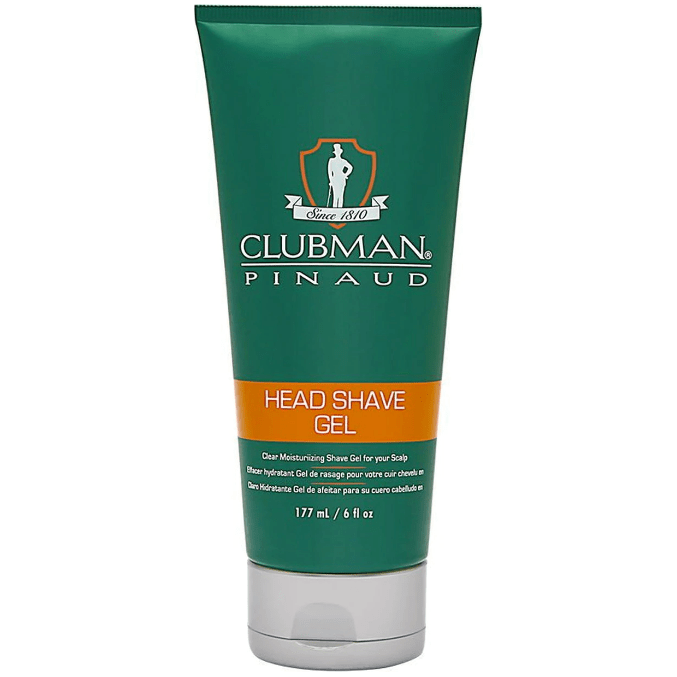 Clubman Pinaud Clubman Pinaud Head Shave Gel 6 oz Shaving & Grooming Tan