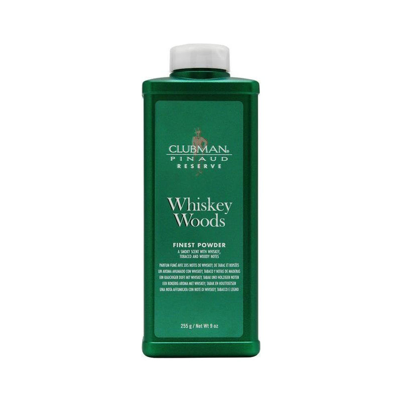 Clubman Pinaud Clubman Pinaud Reserve Whiskey Woods Finest Poder 9 Oz Talc Dark Slate Gray