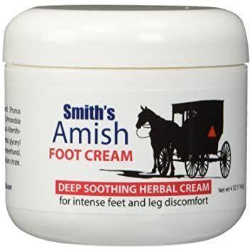 Smith Amish Smith Amish Foot Cream Deep Soothing & Calming 4.5 Oz Foot Cream Light Gray