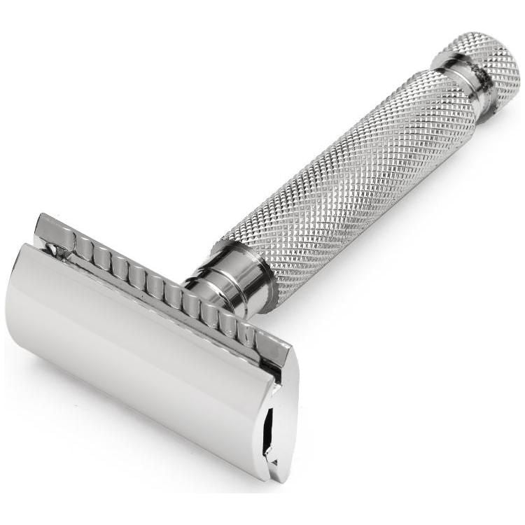 Parker Parker 97R Heavyweight Three Piece Double Edge Safety Razor Safety Razor Light Gray