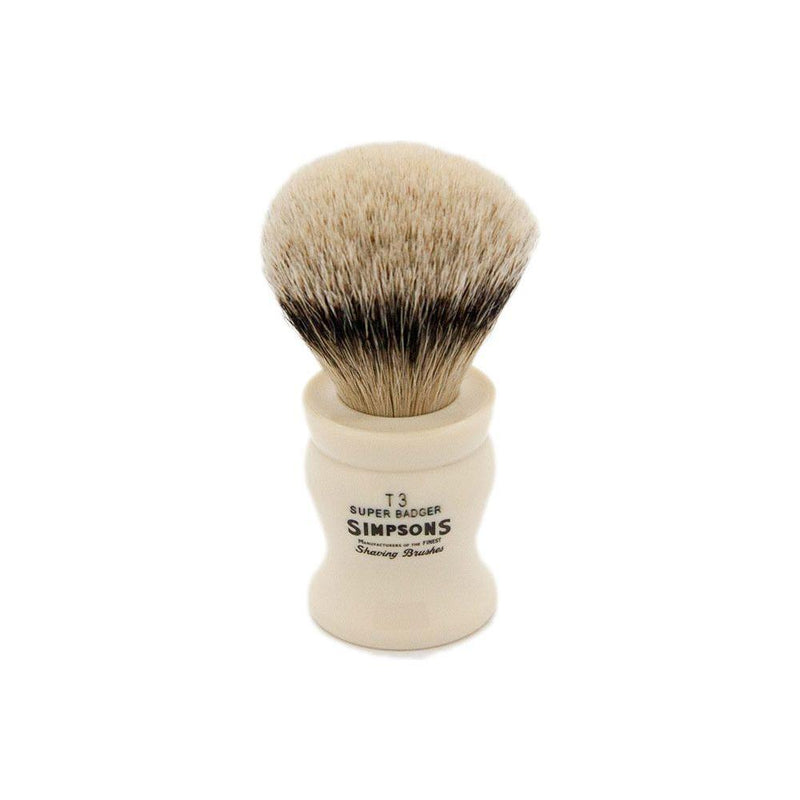 Simpsons Simpsons Tulip T3 Super Badger Hair Shaving Brush Shaving Brush Gray