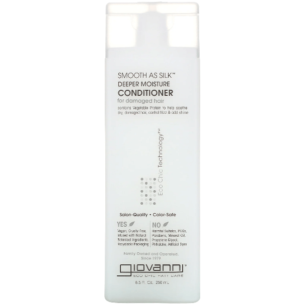 Giovanni Giovanni Smooth as Silk Conditioner 8.5 oz Hair Conditioner Lavender