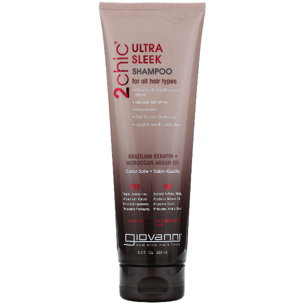Giovanni Giovanni 2 Chic Ultra Sleek Shampoo 8.5 oz Shampoo Rosy Brown