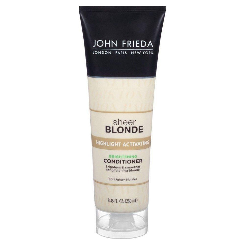 John Frieda John Frieda Sheer Blonde Activating Conditioner For Lighter Shades 8.45 Oz Hair Conditioner Dark Slate Gray