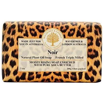 Wavertree & London Wavertree & London Australian Natural Noir Luxury Soap Bar 7 Oz Luxury Soap Bar Black