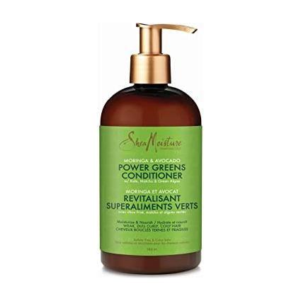 SheaMoisture SheaMoisture Conditioner, Power Greens, Moringa & Avocado - 13 fl oz Conditioner Yellow Green