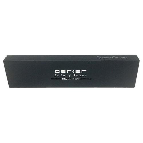 Parker Parker SR1 31R Clip-Type Stainless Steel Handle Straight Barber Shavette Razor Shavette Razor Dark Slate Gray