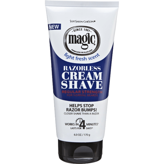 Magic Magic Razorless Cream Shave, Light Fresh Scent 170g Shaving Cream Lavender