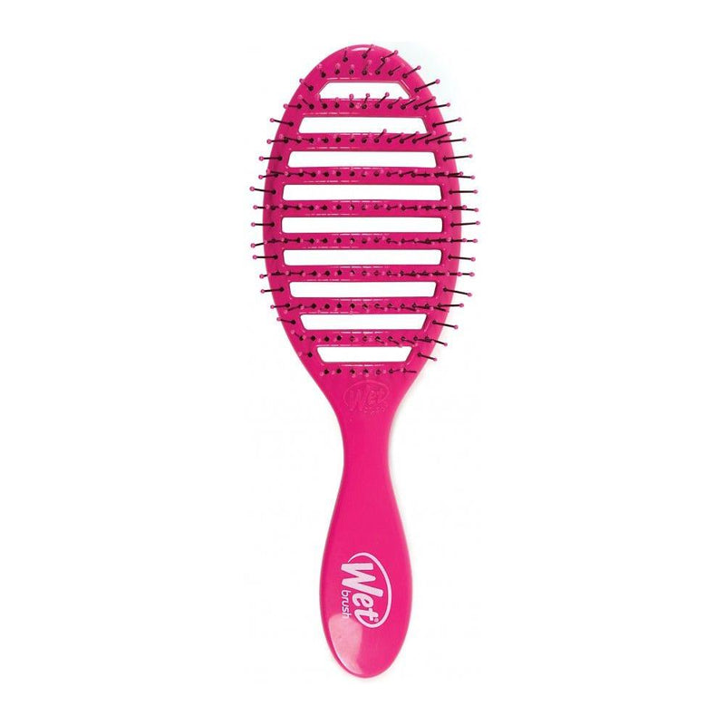 Wet Brush Wet Brush Speed Dry Detangle HeatFlex Bristles Hair Brush Travel Pink Hair Brush Medium Violet Red