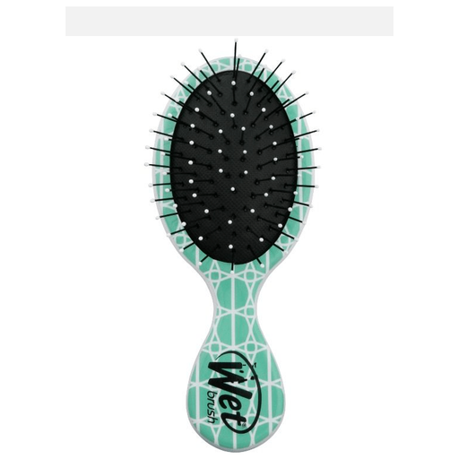 Wet Brush Wet Brush Mini Detangler - Lattice Teal Hair Brush Black