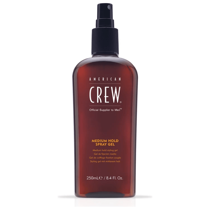 American Crew American Crew Spray Gel Medium Hold 8.45 fl oz Hair Styling Gel Saddle Brown
