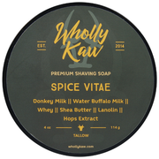 WhollyKaw Wholly Kaw Spice Vitae Shaving Collection Shaving Set Dark Slate Gray Shaving Soap 4 oz