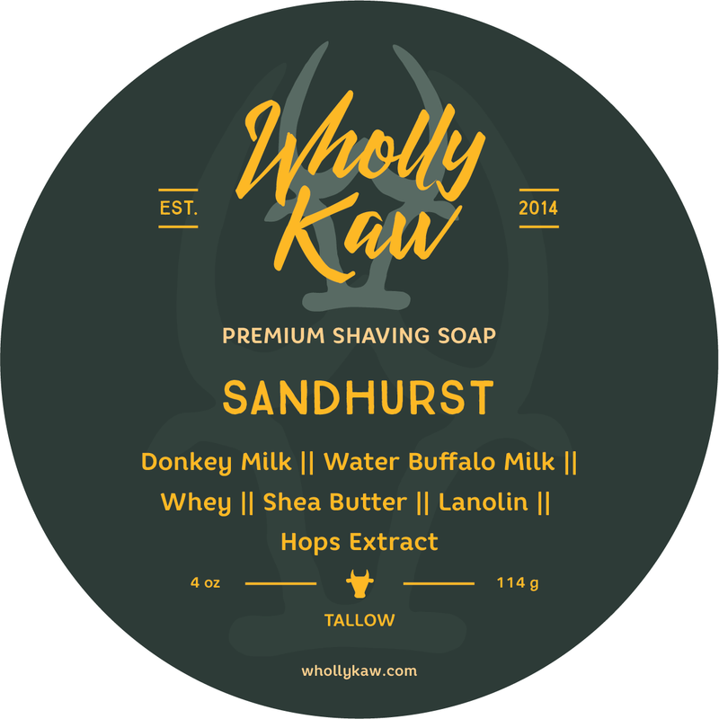 WhollyKaw Wholly Kaw Sandhurst Shaving Collection Shaving Set Dark Slate Gray Shaving Soap 4 oz